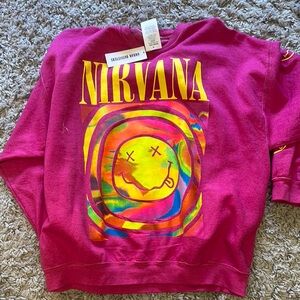 Nirvana Kids Pink Sweatshirt